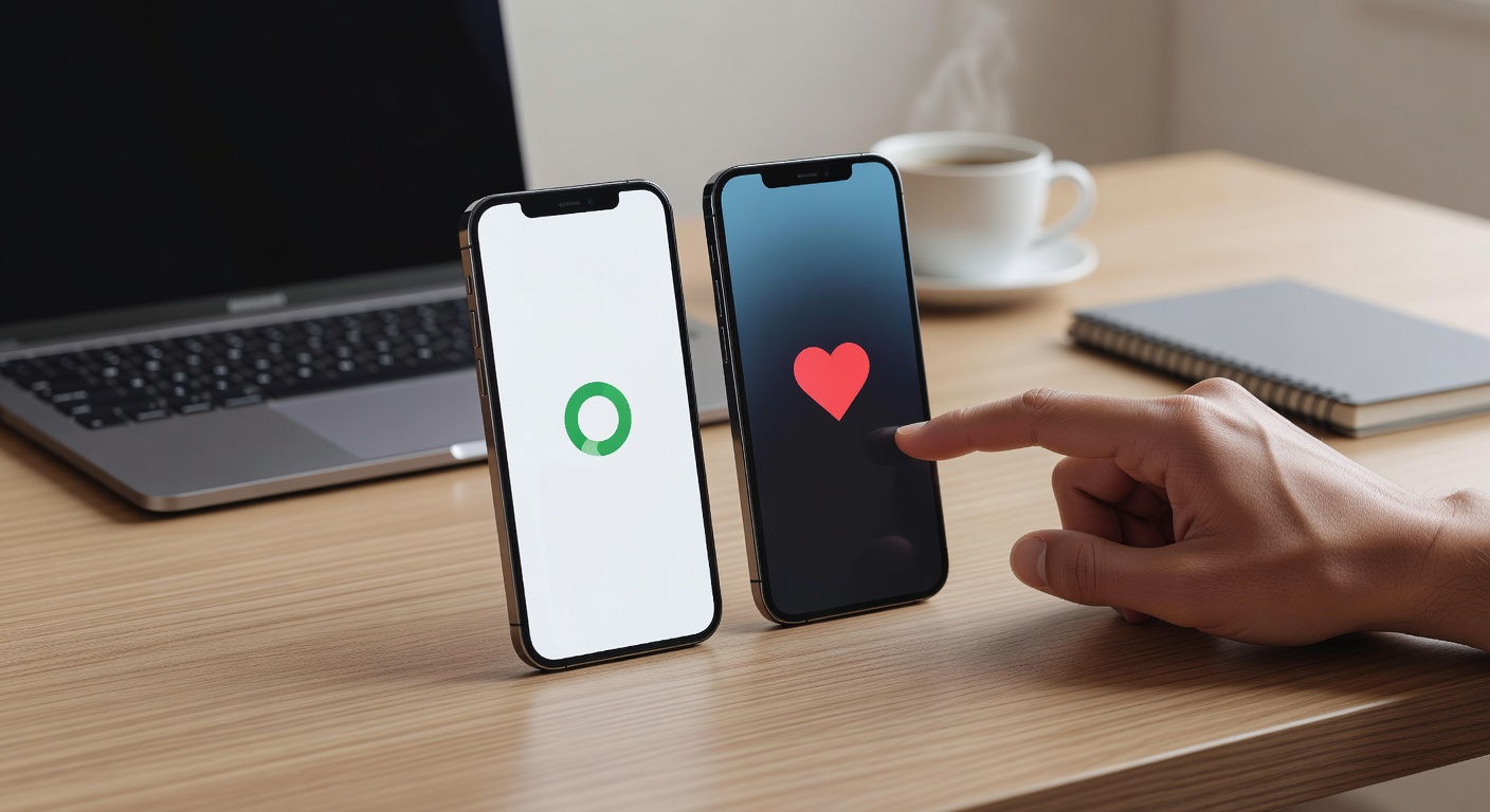 Hands typing on laptop representing online video chat comparison.